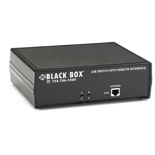 SW1041, CAT5e / CAT6 対応 A/Bスイッチ（遠隔操作機能付き） - Black Box