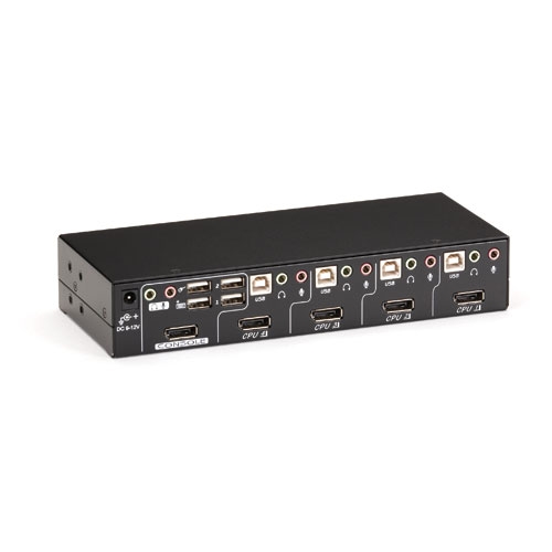 KV9702A, ServSwitch DT シリーズ DisplayPort KVM スイッチ - USB / オーディオ - Black Box
