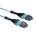 MTP OM3 Fiber Optic Trunk Cable - Plenum, 24-Strand, Straight-Pinned