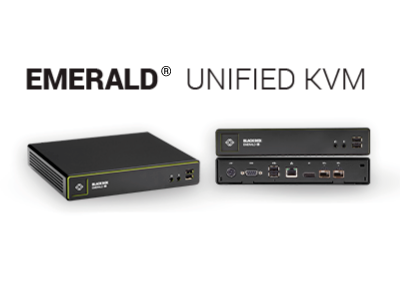 HD or 4K KVM over IP for Virtual and Physical Servers: Emerald®