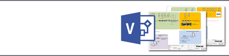 Microsoft Visio 構成シミュレーション Black Box