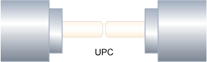 UPC fibre connector